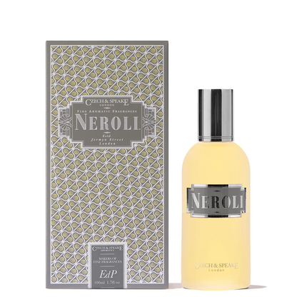 Czech & Speake Neroli perfume bottle and packaging on a white background
